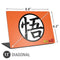 Dragon Ball Z Goku Iconic Kanji Symbol Universal Laptop 11in (8.8 x 6.2in) Skin